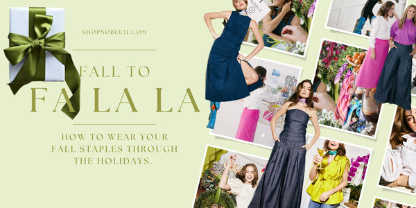 Fall to Fa La La… How to wear your fall staples through the holidays.
