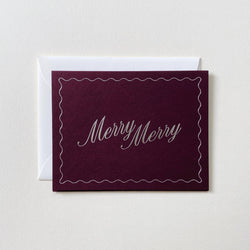 Merry Merry: Mulberry / Single Card