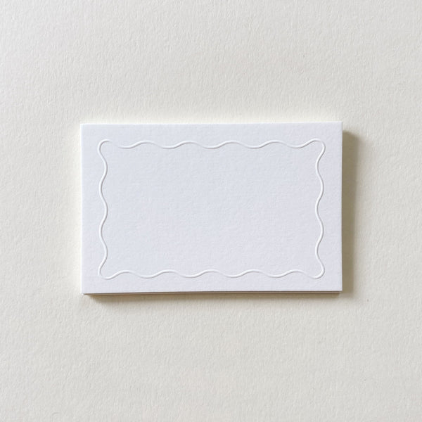 Squiggle Place Cards: Set of 12