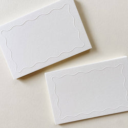 Squiggle Place Cards: Set of 12