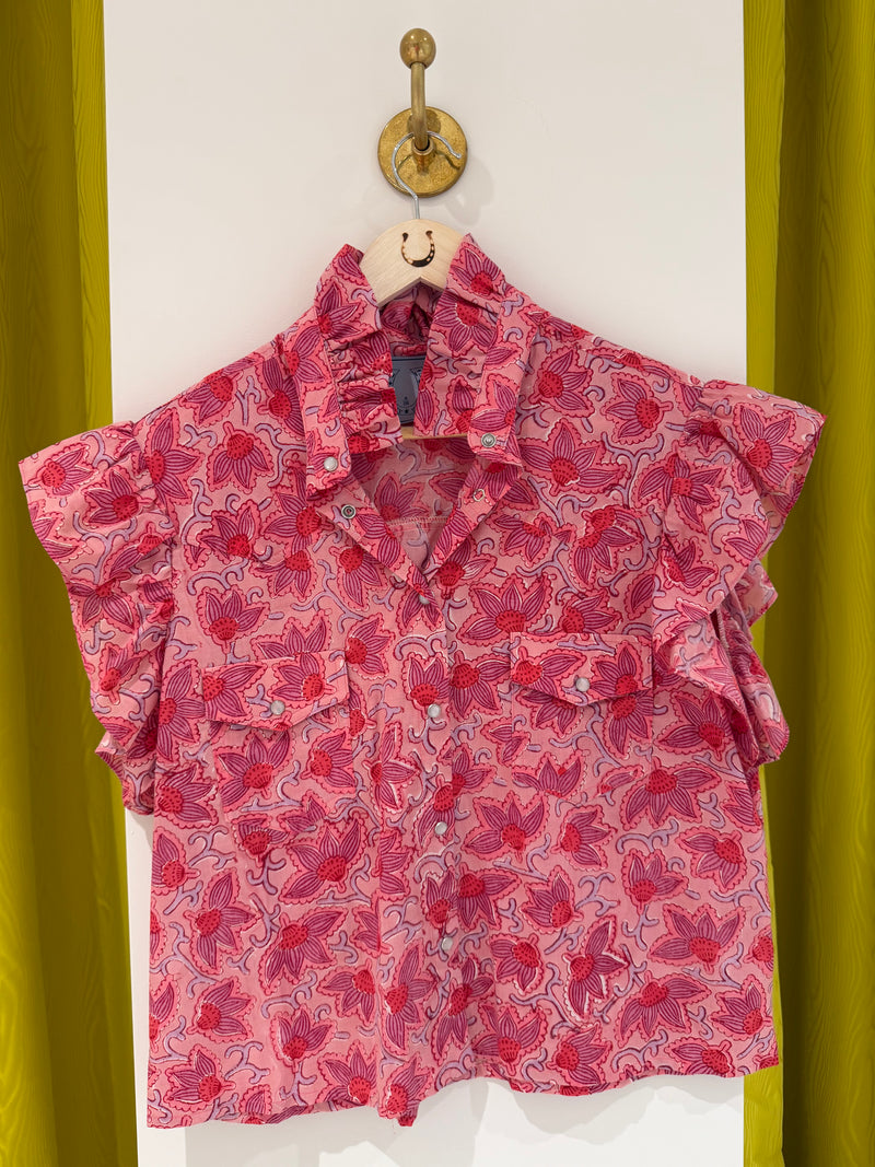 Oakley Top - Pink Floral