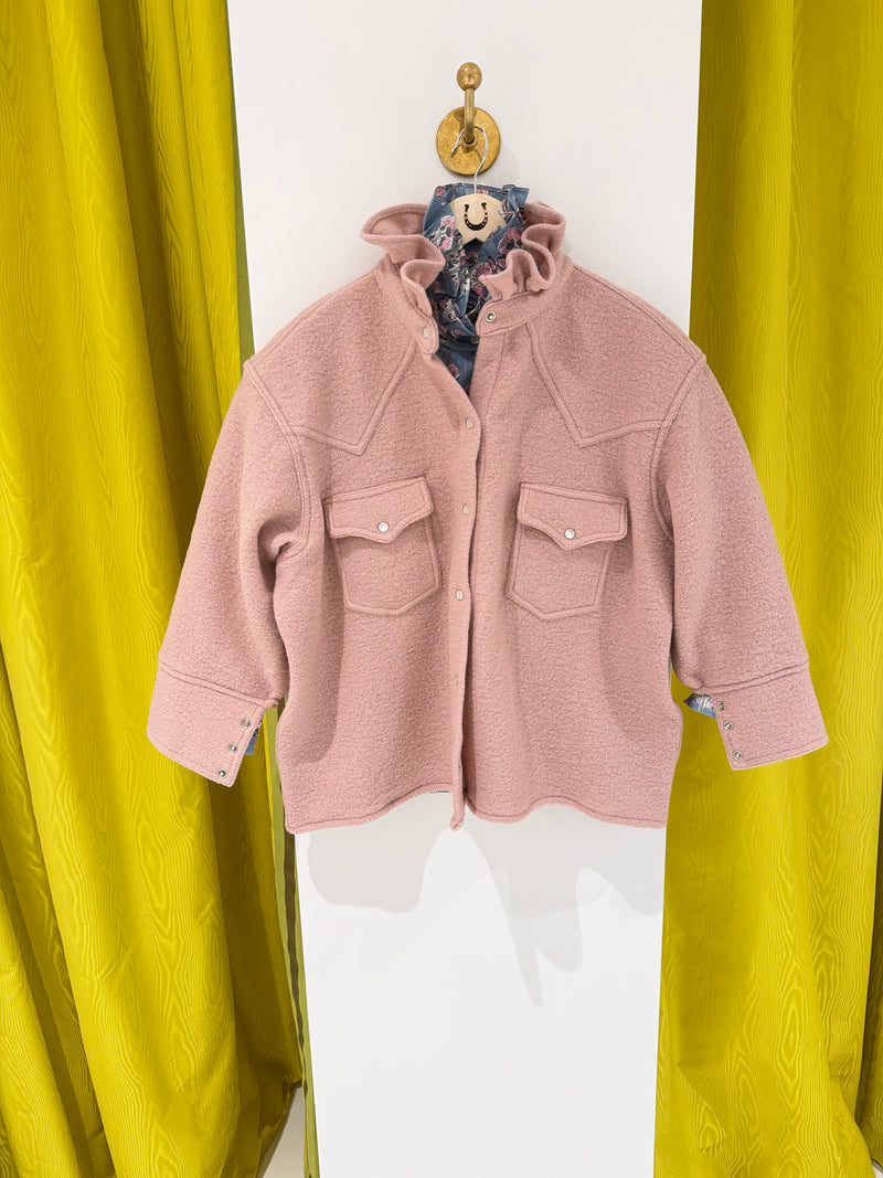 Bonnie Top - Blush Wool